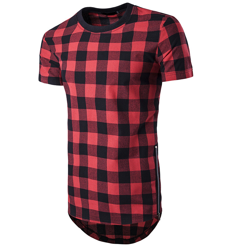 Red & Black Plaid T-Shirt