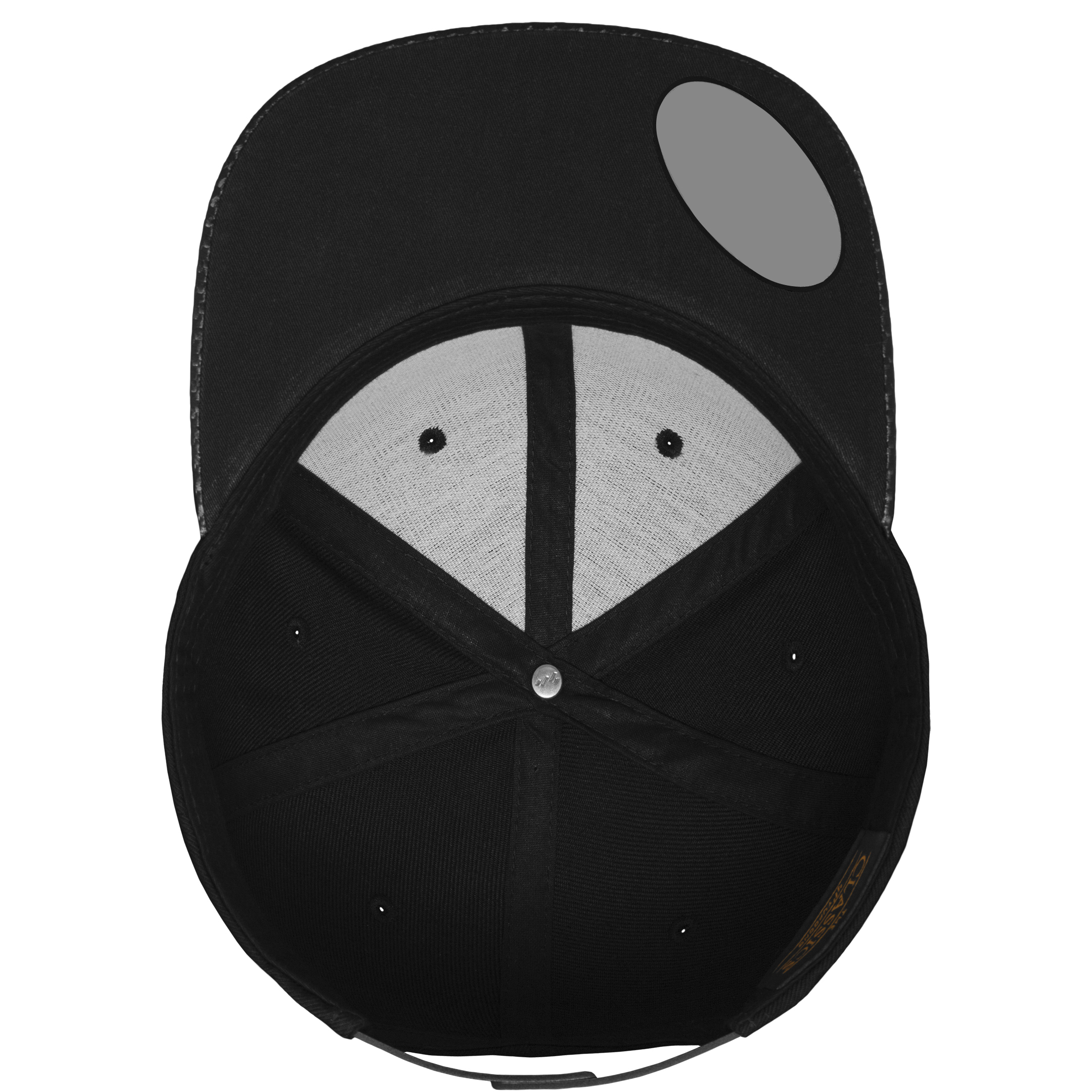 Black Carbon Snapback Cap