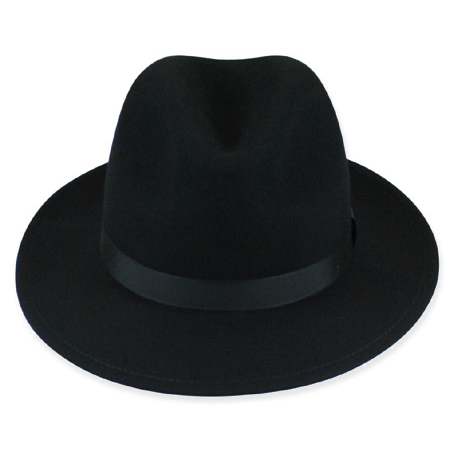 Black Fedora Hat