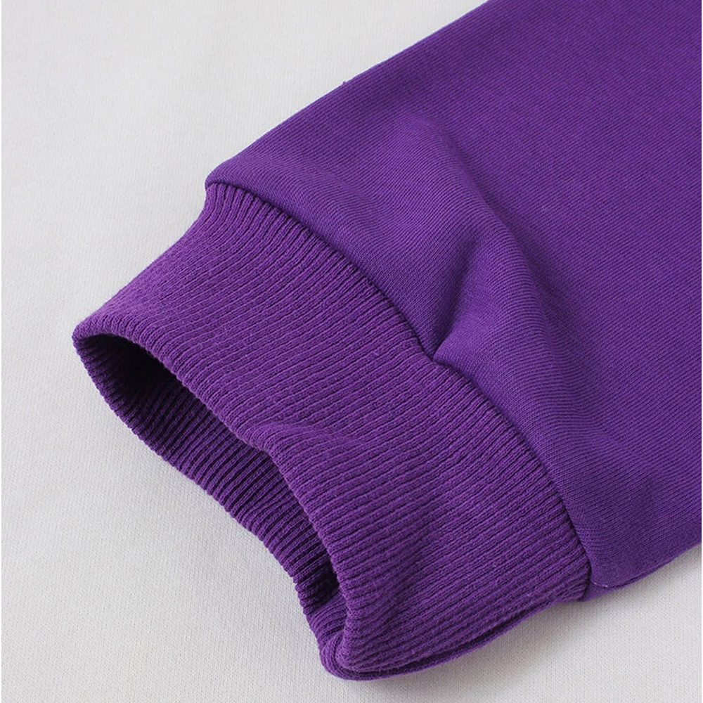 White & Purple Sweatshirts