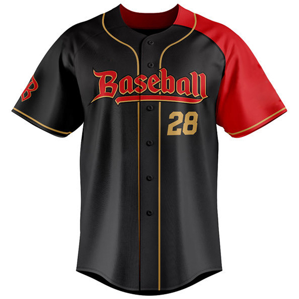Custom Sublimation Printed Baseball Jersey