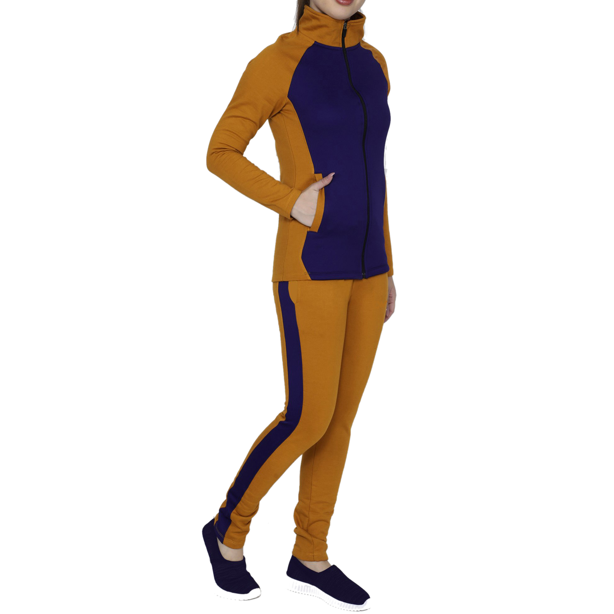 Purple & Gold Thermal Tracksuits