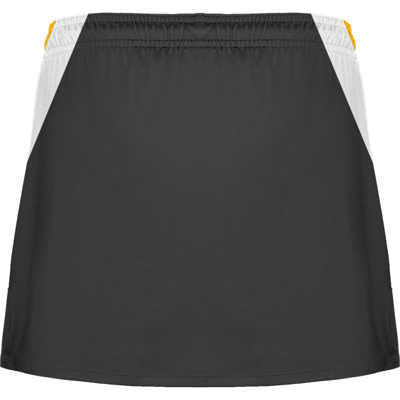 Women Grey & Yellow Colorblocked Tennis Wear Skirt