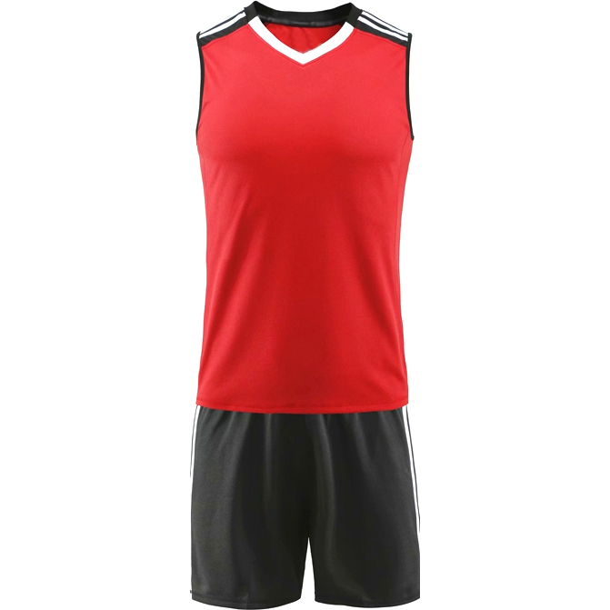 Men Red & Black Volleyball Uniforms