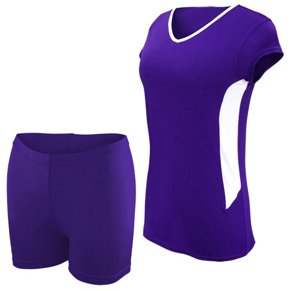 Women Solid Color Volleyball Uniforms