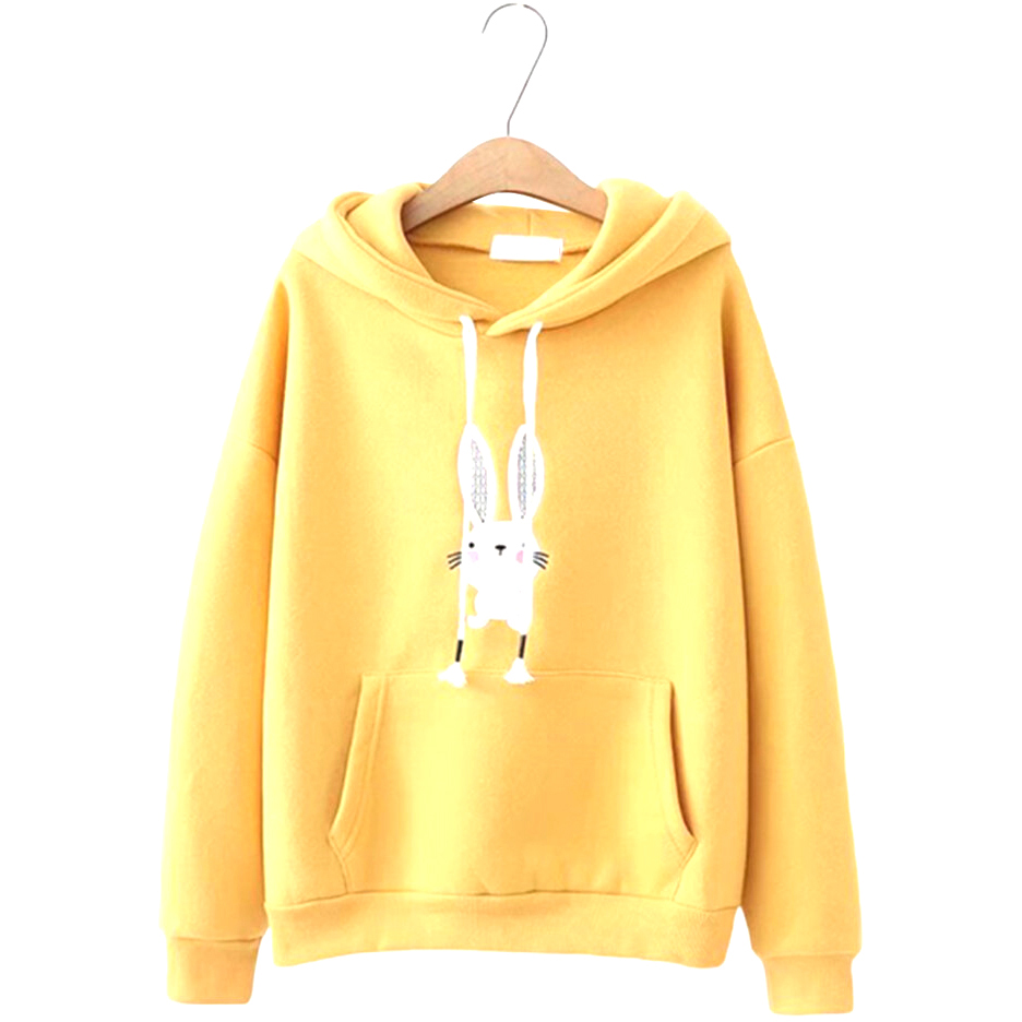 Bunny Embroidered Hoodies