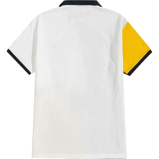 Colorblock Patchwork Polo Shirt